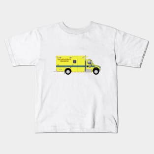 Hallandale-Beach Fire Rescue Ambulance Kids T-Shirt